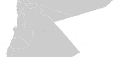 Mappa vuota di Giordania